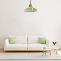 Pendelleuchte Bamyum Asletl Deckenpendelleuchte aus Holz 41cm Metall Vintage Lampe