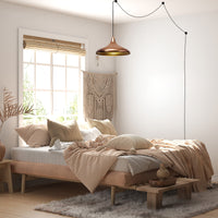 Bamyum Champion Metall mit 450 cm Kabel Schalter EU Stecker, Hängelampe