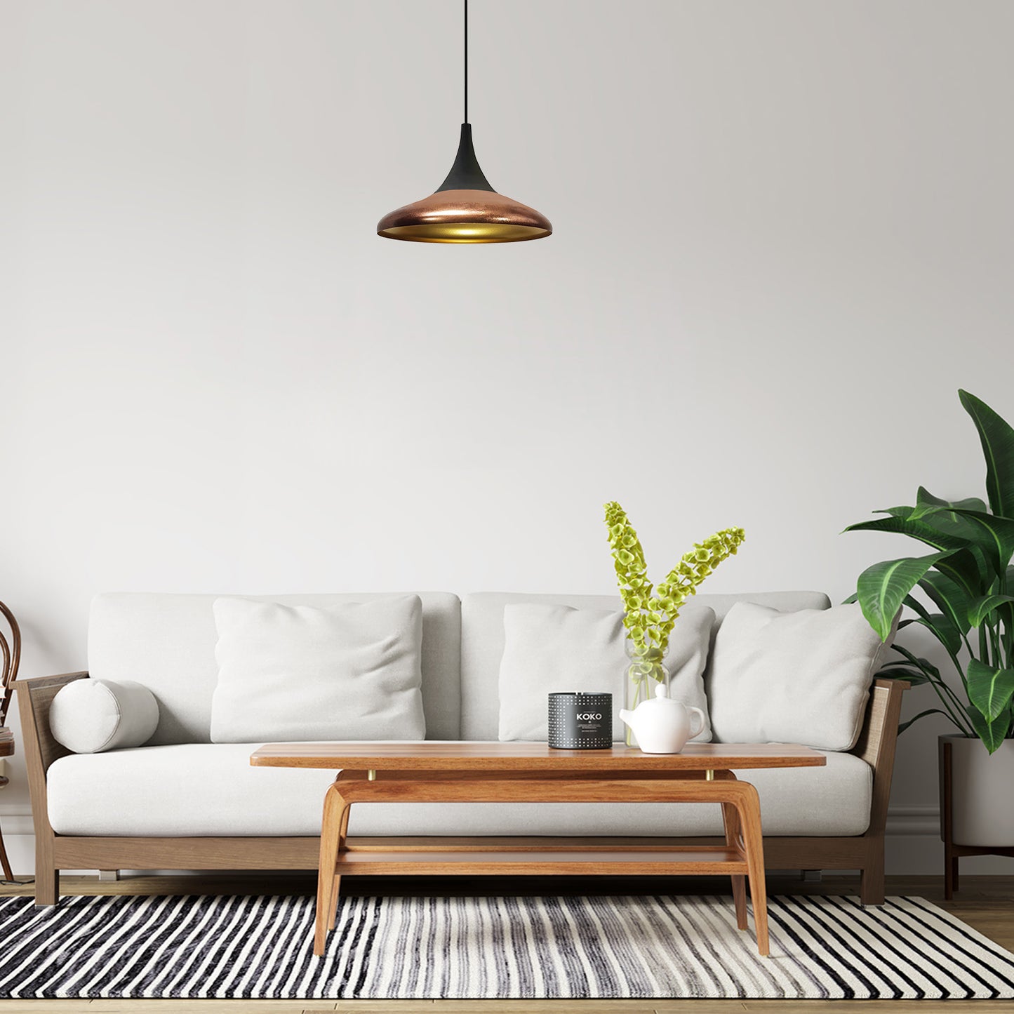 Pendelleuchte Pendelleuchte Paladin Metall Ø35cm, Modern Hängelampe