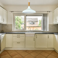 Pendelleuchte Champion Kegel Holz-Kopfteil 35 cm Metall E27 Modern Pendelleuchte