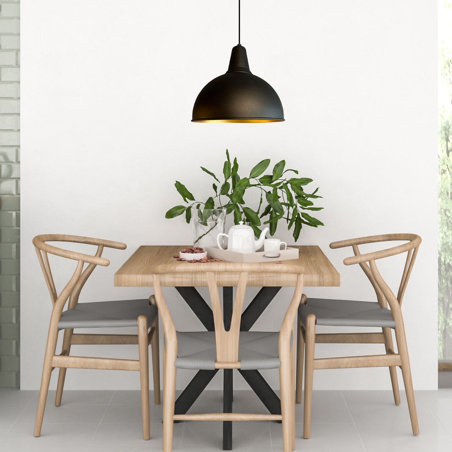 Pendelleuchte Yimpi Metall Ø30cm, Modern Hängelampe