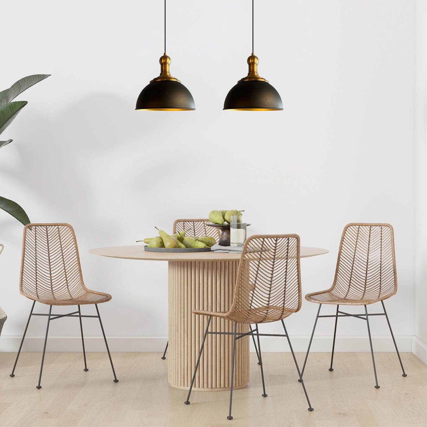 Pendelleuchte Yimpi Knob Metall, Modern Hängelampe