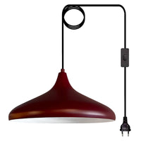 Bamyum Champion Metall mit 450 cm Kabel Schalter EU Stecker, Hängelampe