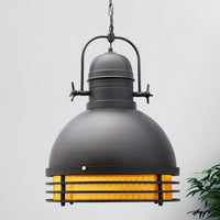 Pendelleuchte Bamyum Hängelampe Vintage Ø40 cm E27 Metall Lampe