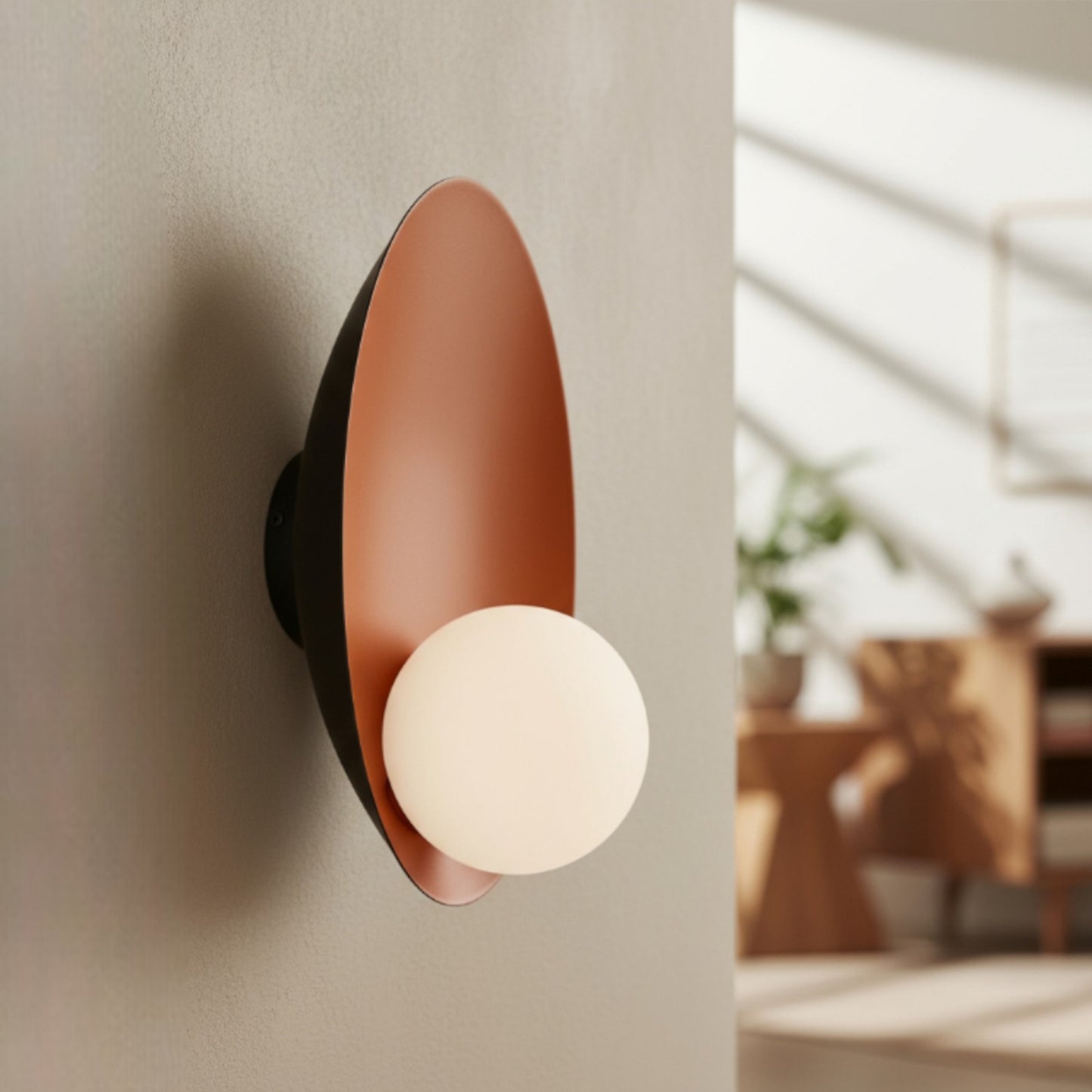 Lampe murale intérieure en métal