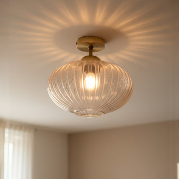 Deckenleuchte Elegant Glas Retro Deckenleuchte