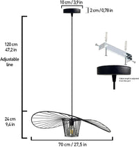 Suspension 100% métal Vertigo E27