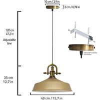 Lampada a sospensione lampada da tavolo da pranzo lampada a sospensione industriale