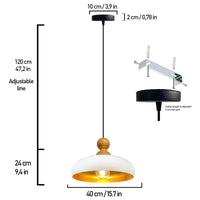 Bamyum Hängelampe Esttisch Modern Esszimmerlampe