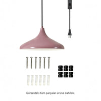 Bamyum Champion Metall mit 450 cm Kabel Schalter EU Stecker, Hängelampe