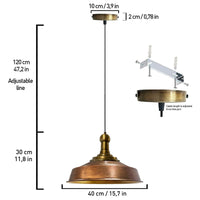 Lampada a sospensione tavolo da pranzo cucina vintage,