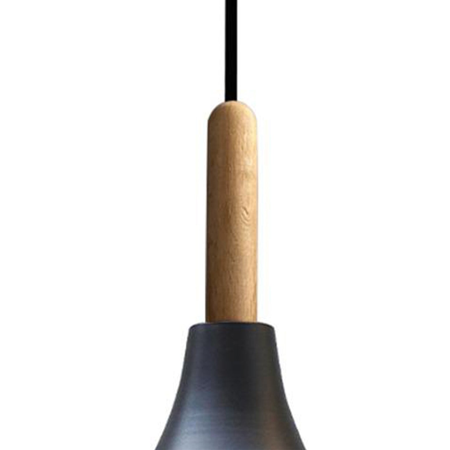 Lampada a sospensione I Champion I legno &Oslash; 35 cm metallo E27 lampada a sospensione