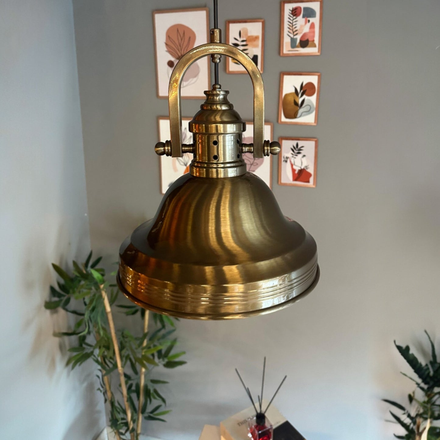 Pendelleuchte Asletl Hängelampe Industrial aus Metall Ø40 cm, Pendelleuchte Esstisch