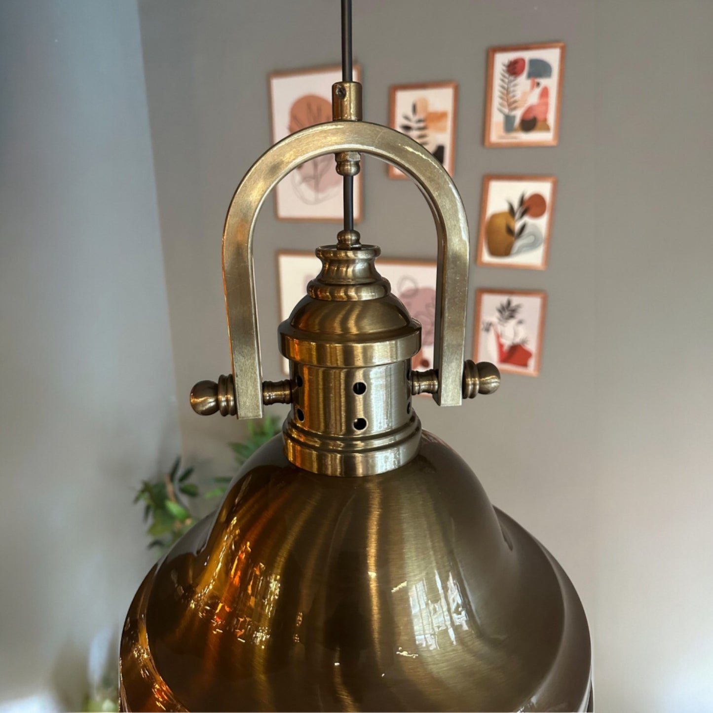 Pendelleuchte Asletl Hängelampe Industrial aus Metall Ø40 cm, Pendelleuchte Esstisch