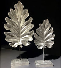 2pcs feuilles de sycomore figurine déco moderne